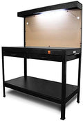 WEN WB4723T 48-Inch Workbench with Power Outlets and Light, Black by WEN