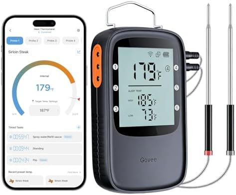 Govee WiFi Meat Thermometer Digital for Grilling & Smoking, Timer & Alert by Unknown
