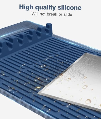 Silicone Grill Mat for Blackstone Griddle Accessories, 8-Slot Tool Mat - Image 7