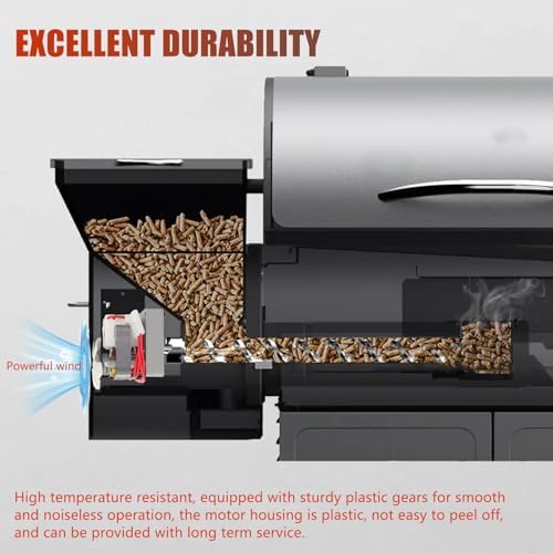 2.0 RPM Auger Motor Replacement Parts, Compatible with Traeger, Pit Boss, and Camp Chef, Wood Pellet Grill Smokers, Universal Barbecue Auger Motor Replacement 120V 60Hz 2 Pole - Image 3
