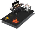 Large Under Grill Mats for Outdoor Grill Deck Protector, 70 x 48 x 0.06in by Amerbro