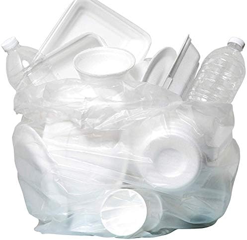 Aluf Plastics 45 Gal Clear Trash Bags, 22 Micron (EQ.), 39" x 46" (150 Pk) - Image 4
