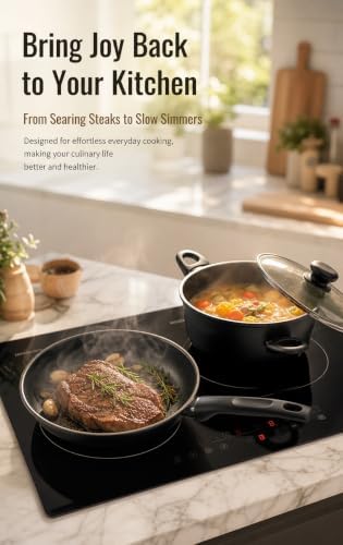 13-Piece Non Stick Pots and Pans Set,Cooking Pan Set,Maifan Stone Coating - Image 2
