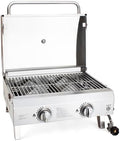 X2 Portable Propane Grill, 2 Burner Tabletop Gas Grill, 20,000 BTU by Unknown