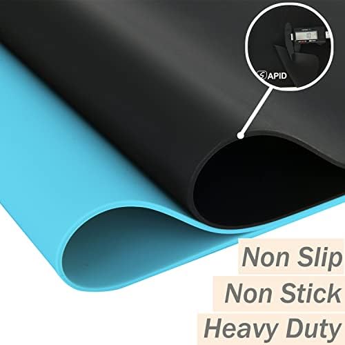 Extra Large Silicone Mat Kitchen Counter Heat Resistant Table Mat 36" x 24" - Image 3