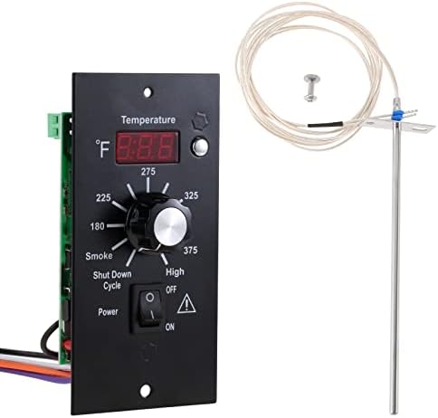 Digital Thermostat Kit for Traeger Grills with 7" RTD Temperature Sensor by DRELD