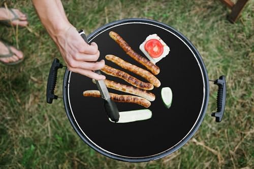 BBQ Grill Mat Roll, Cut to Size Grill Mats for Outdoor, Non-stick Accessories for Gas, Charcoal, Electric Grill, 15.75IN x 10 FT(Black) - Image 6