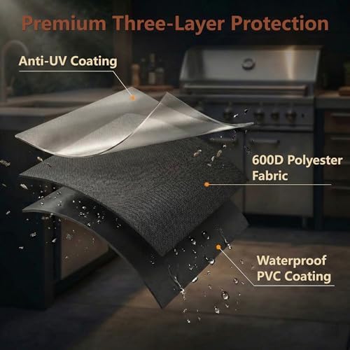 32 in Grill Cover for 30 inch & 32 inch Build-in Grills - Image 5