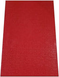 Rhino Hide Embossed Grill Guard Mat - Heat Resistant Outdoor Grill Floor Mat for Patio, Deck & Garage Surface Protection - Rectangle, Red (36”x48”) by RancoIndustriesInc