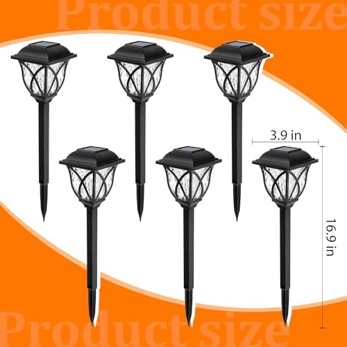 GIGALUMI Solar Lights Outdoor Waterproof, LED Solar Garden Lights - Image 5