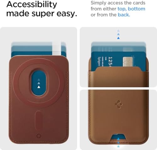 Spigen for MagSafe Wallet, Holds 2 Cards, Strong Magnet, Valentinus MagFit - Image 6