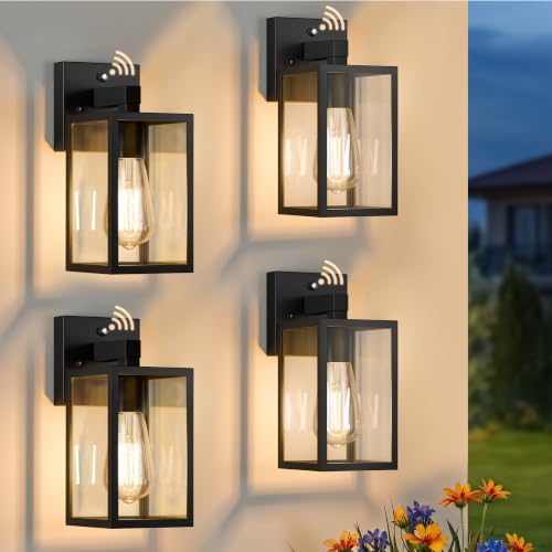 FOLKSMATE 4 Pack Dusk to Dawn Outdoor Wall Light Fixtures by FOLKSMATE