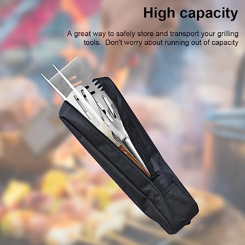 Grill Utensil Storage Bag, BBQ Tool Organizer, 22" Oxford Grill Accessory - Image 6