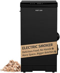 EAST OAK 30" Outdoor Electric Smoker with Side Chip Loader for up to 6x Longer Uninterrupted Smoke, 725 sq in Large Cooking Area, Digital 12-Hr Timer & Easy-Rolling Wheels by EASTOAK