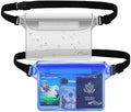 AiRunTech Clear Fanny Pack Waterproof,Beach Cruise Ship Essential Accessories Must Haves,Waterproof Pouch for Phone Passport Wallet Purse with Waist Strap by AiRunTech