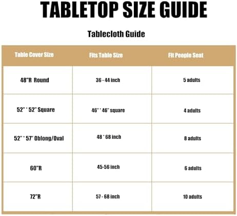 LUSHVIDA Round Tablecloth, Fitted Table Cloth for 36"-44" Tables, Navy - Image 6