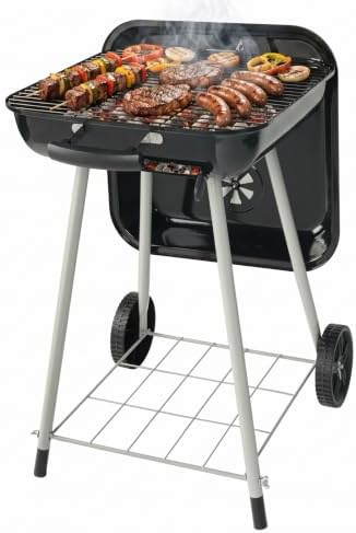 Charcoal Grill 17.5" Square Portable BBQ Kettle for Camping Picnic by Unknown