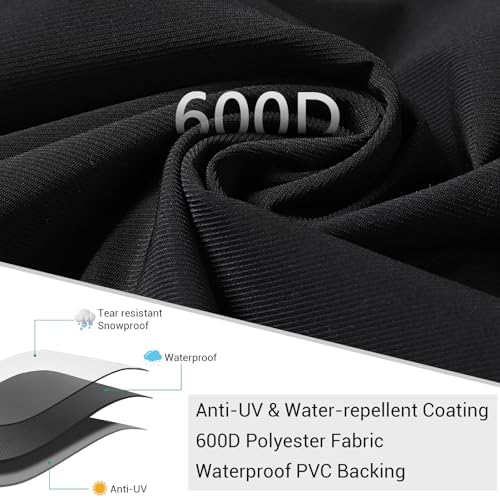 Outdoor Heavy Duty Waterproof Grill Cover for Blackstone Bronco 28" XL 3 Burner Griddle Vertical Pellet Smoker Combo,for Blackstone Griddle Cover Bronco Combo Griddle 2415 Grill Cover Accessories - Image 3