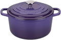 VORRINGARD Enameled Cast Iron Dutch Oven Pot with Lid, for Sourdough Bread Baking, Round Dutch Ovens, 4.5 Quart, Purple by Unknown