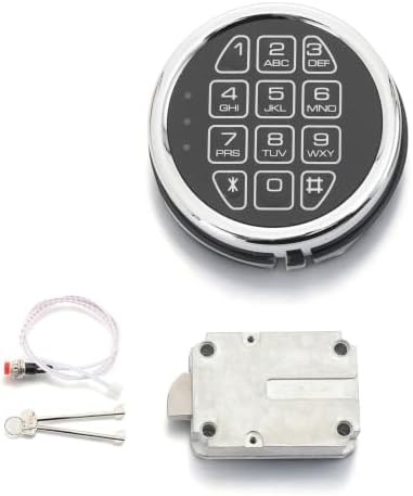 Electronic Safe Lock Kit Replacement with Digital Keypad and Solenoid Lock by Lfhelper