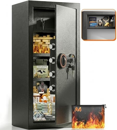 8.2 Cub Fireproof Safe Box for Home Use, Closet-Friendly by BuildYourSafekeepingSystem