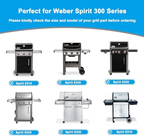 Stainless Steel Grill Warming Rack for Weber Spirit 300 and Spirit II 300 Series - E310 E320 E330 S310 S320 S330 Gas Grills with Front Control Knobs, Upper Warming Rack Replacement Part for Weber 7641 - Image 3