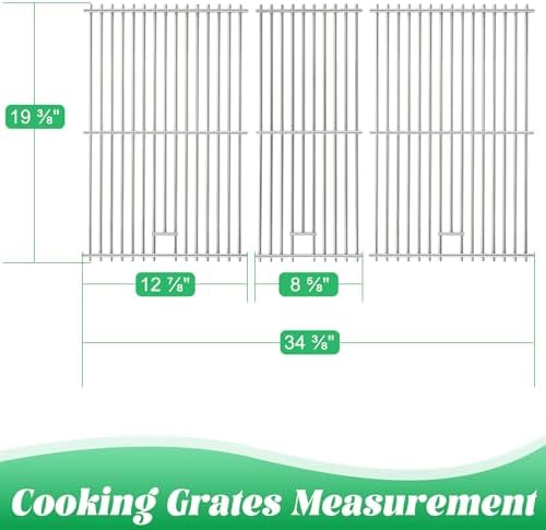 Cooking Grates for Pit Boss 1000 1100 Series Austin XL Parts Grill Grid for Traeger 34 Series Grilling Rack Wood Pellet Smoker Sportsman Replacement Stainless Steel Pitboss Accessory - Image 7