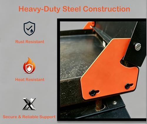 Handle & Hinge Kit for Blackstone 28, 36, 44 inch Griddles Lid Cover Hinges - Image 5
