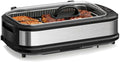 Electactic Indoor Smokeless Grill & Griddle, Nonstick Electric Grill with Adjustable Temperature Control, Dishwasher-Safe Parts and Auto Shut-Off for Everyday Cooking by Electactic