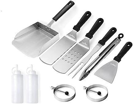 Griddle Accessories Kit for Blackstone, Weber and Other Flattop Griddle by BBQMFG