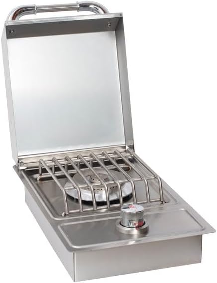Bull Outdoor Products Premium Outdoor Kitchen Bundle – Angus 75,000 BTU Built-In Grill Head, Double Drawer with Reveal, 38" Double Doors, Single Side Burner, 304 Stainless Steel – LP - Image 6