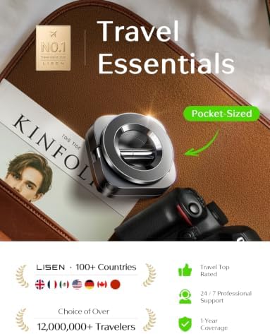 LISEN Airplane Travel Essentials for Flying Airplane Phone Holder for Desk - Image 3