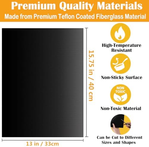 Dailyart Grill Mats for Outdoor Grill Non-Stick Set of 10 - Image 2