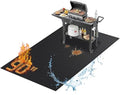 90 x 48 Inch Extra Large Under Grill Mats for Outdoor Grill, Double-Sided Fireproof BBQ Grill Mat, Waterproof Oilproof Heavy-Duty Protector for Charcoal Gas Grills, Fire Pits, Deck, Patio and Lawn by RICHIE