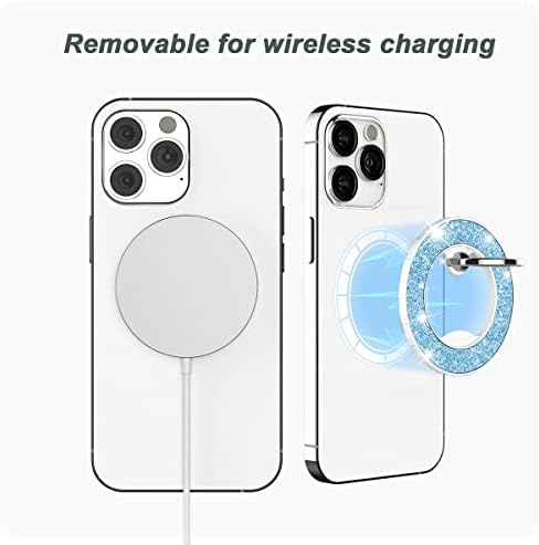 Magnetic Phone Ring Holder for MagSafe, Grey Blue - Image 2