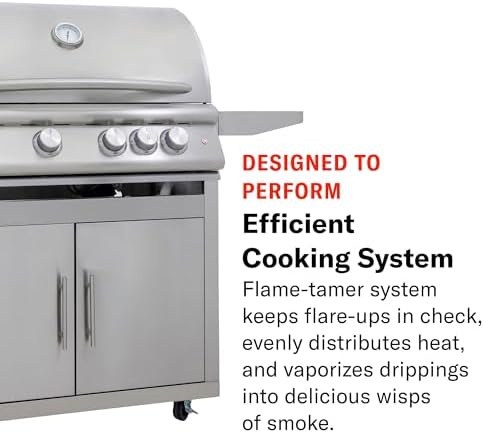 Blaze Gas Grill | 32-inch Built-in Natural Gas Grill | 4 Burner BBQ | Premium Outdoor Kitchen Grilling Experience | Best in Class Warranty | LTE+ | BLZ-4LTE3-NG - Image 5