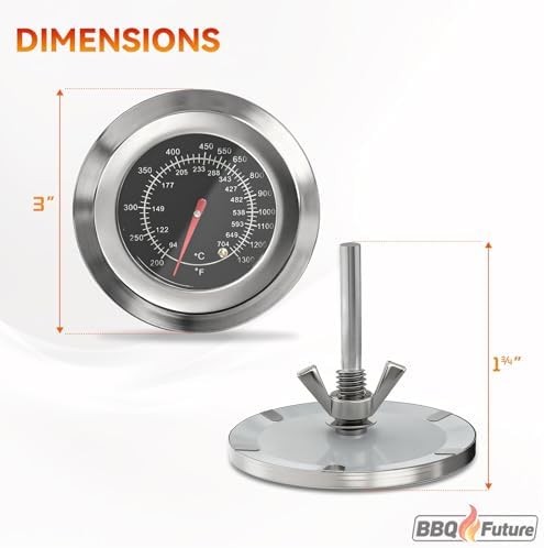Grill Thermometer for Blackstone Tailgater 1555, BBQ Temperature Gauge - Image 2