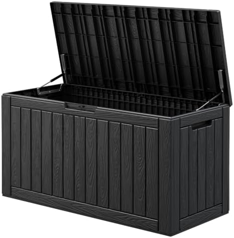 KAMABOKO Outdoor Storage Box, 150 Gallon Deck Box Outdoor Waterproof by KAMABOKO