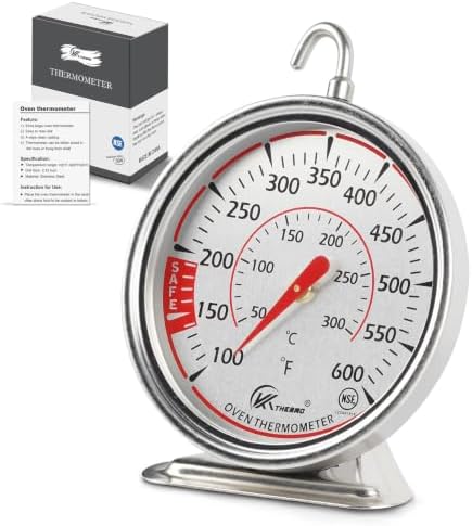 Oven Thermometer 2.75-Inch Dual Scale, 50-300°C/100-600°F, NSF by Unknown