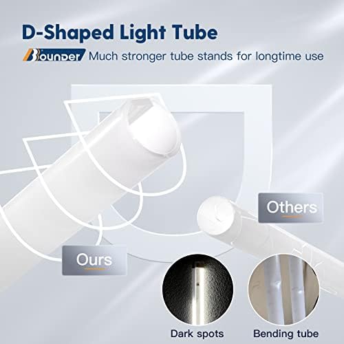 BBOUNDER 4Pack 2FT LED Shop Light, 65000K, 2200LM, Linkable for Garage - Image 3