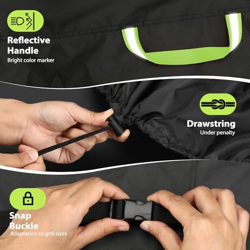 Topcrown Grill Cover for Outdoor Grill Waterproof BBQ Gas Grill Cover (48") - Image 5