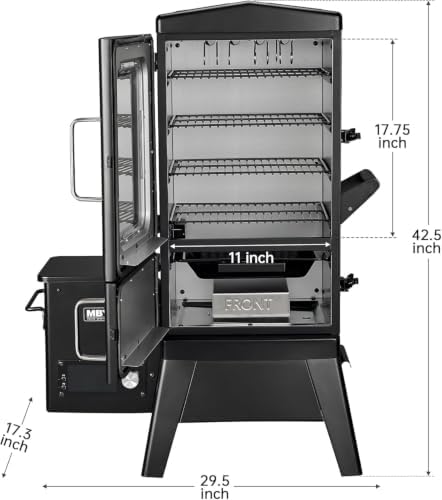Pellet Smoker with Meat Probe and Cover - Image 2