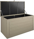 Cosco Outdoor Living 180 Gallon Patio Storage Box, Extra Large, Lockable Lid, Weather-Resistant, Tan/Brown by CoscoOutdoorLiving