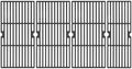 Cooking Grates for Charbroil Performance 6 Burner Grill 463244819 by Grimate