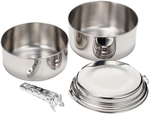 MSR Alpine 2 Stainless Steel Camping Pot Set - Image 3