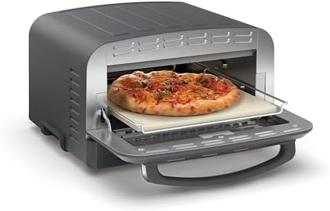Cuisinart Indoor Pizza Oven – Bake 12” Pizzas in Minutes – Portable Countertop Pizza Oven – Matte Black Stainless Steel - CPZ-120MB - Image 2