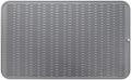 MicoYang Silicone Dish Drying Mat for Multiple Usage,Easy clean,Eco-friendly,Heat-resistant Silicone Mat for Kitchen Counter or Sink,Refrigerator or Drawer Liner Grey 3XL 28 inches x 18 inches by MicoYang