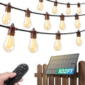 addlon 100FT(2FT) Solar String Lights Outdoor, with 50 Bulbs, Last 20+ Hrs by addlon