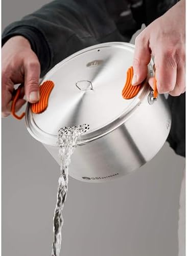 GSI Outdoors Glacier Stainless Base Camper Cookset, Medium & Large - Image 5
