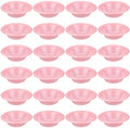 24 Pack 16oz Pink Disposable Plastic Bowls Dessert, Ice Cream, Salad, Soup Serving Cups for Party, Picnic, Food Snacks (Pink) by Unknown